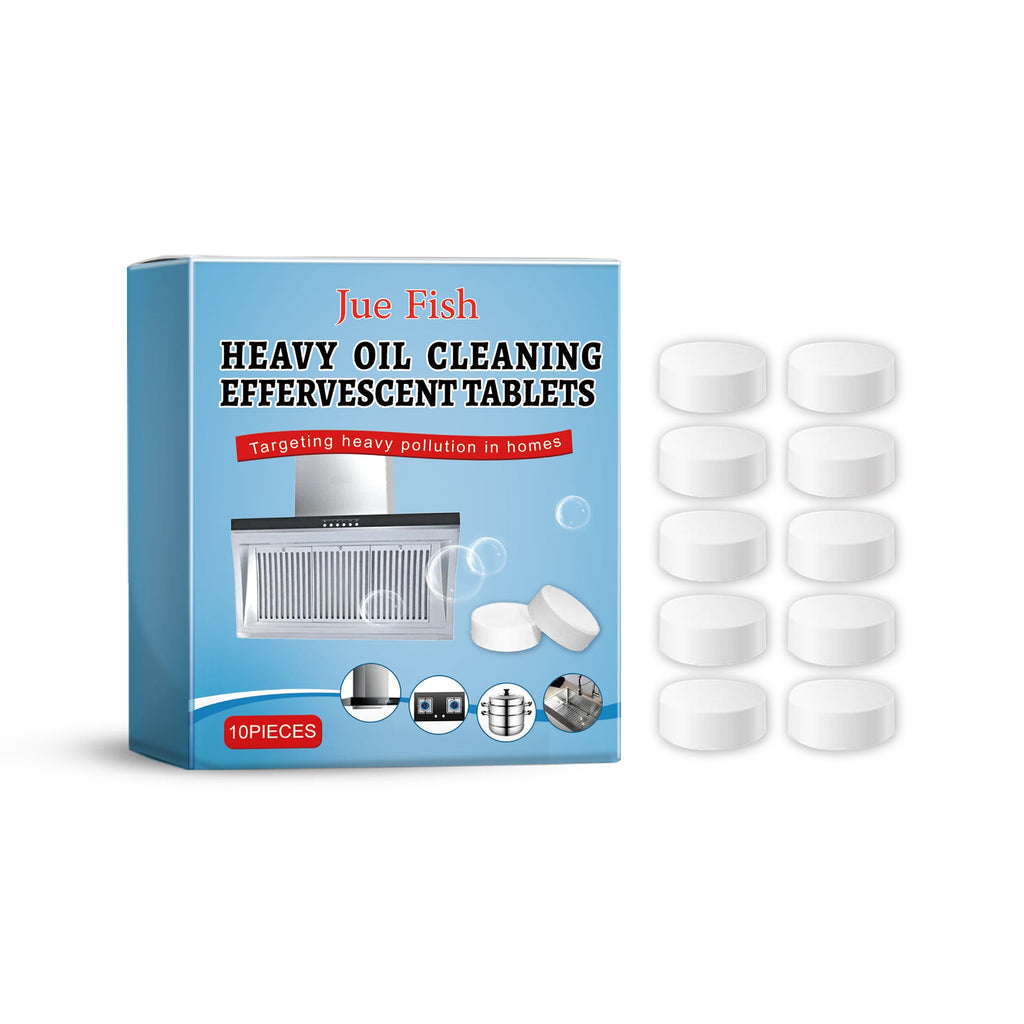 Kitchen Grease Cleaning Tablets, Home Cleaning Kitchen Stove Stains Multi-Functional Oil And Scale Removal