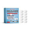 Kitchen Grease Cleaning Tablets, Home Cleaning Kitchen Stove Stains Multi-Functional Oil And Scale Removal