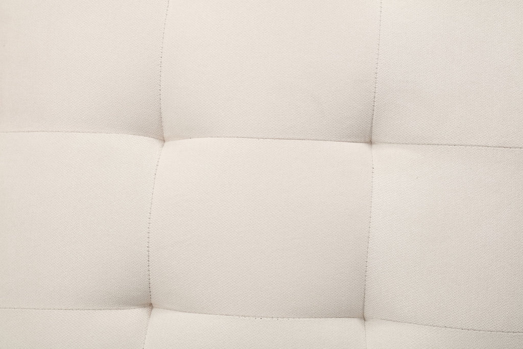 3 Fold Sofa Convertible Futon Couch sleeper sofabed Space saving loveseat Dark Gray & Light Gray & Beige