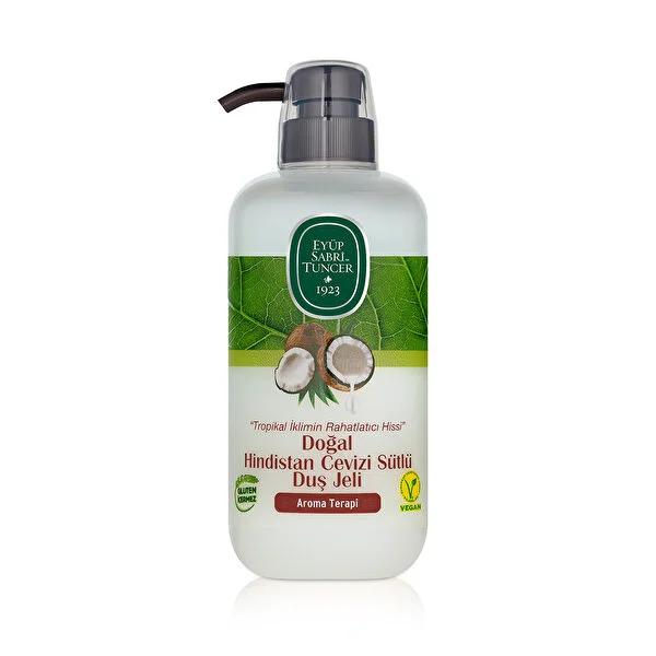 Eyüp Sabri Tuncer Vegan Coconut Milk Shower Gel: Naturally Moisturizing, Paraben & Gluten-Free - Tropical Scent for Sensitive Skin