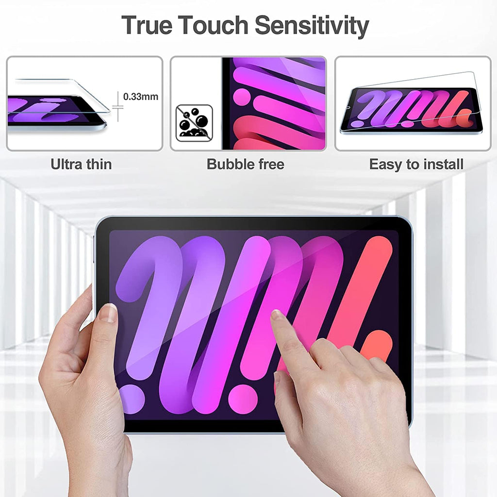 ZeroDamage Clear Tempered Glass Screen Protector  - Apple iPad mini (A17 Pro) and Apple iPad mini (6th Generation 2021)