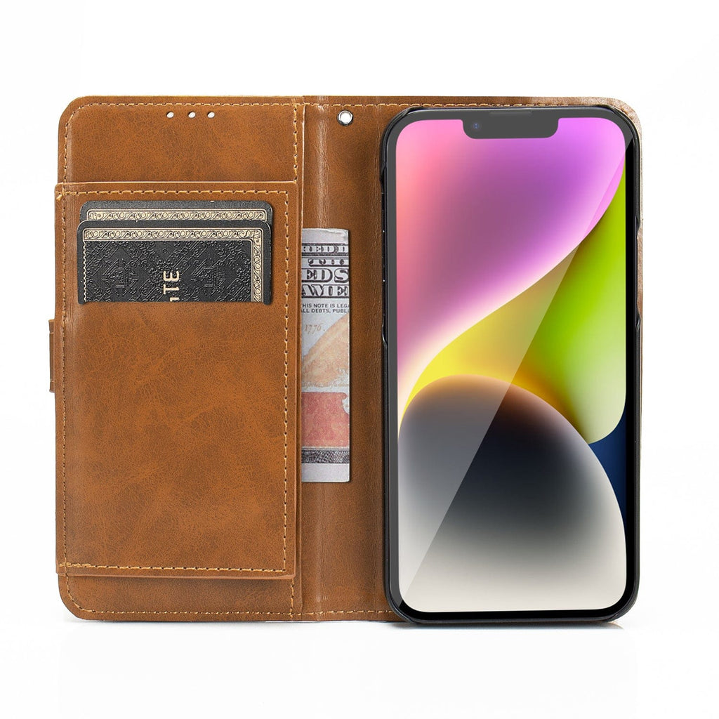 Indy Series Leather Wallet Case - iPhone 14  - CP00322 CP00323