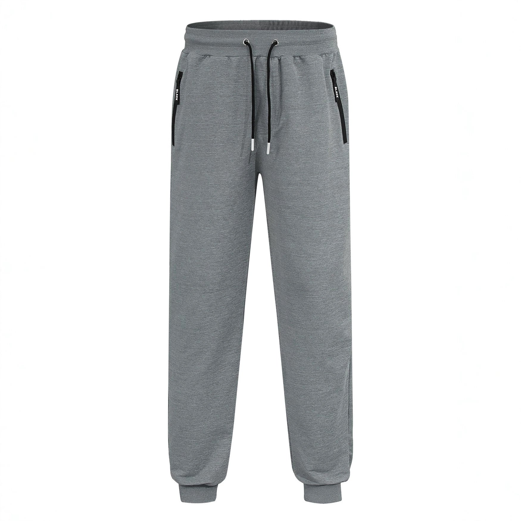 Mens Sporty Long Pants Casual Zip-cuff Sweatpants