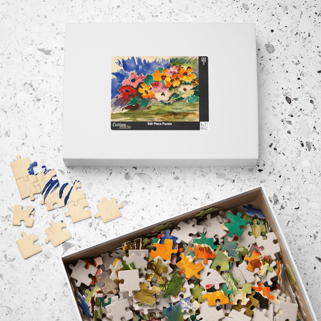 PimsArt Spring Garden Flower Bouquet Jigsaw Puzzle From Original Painting