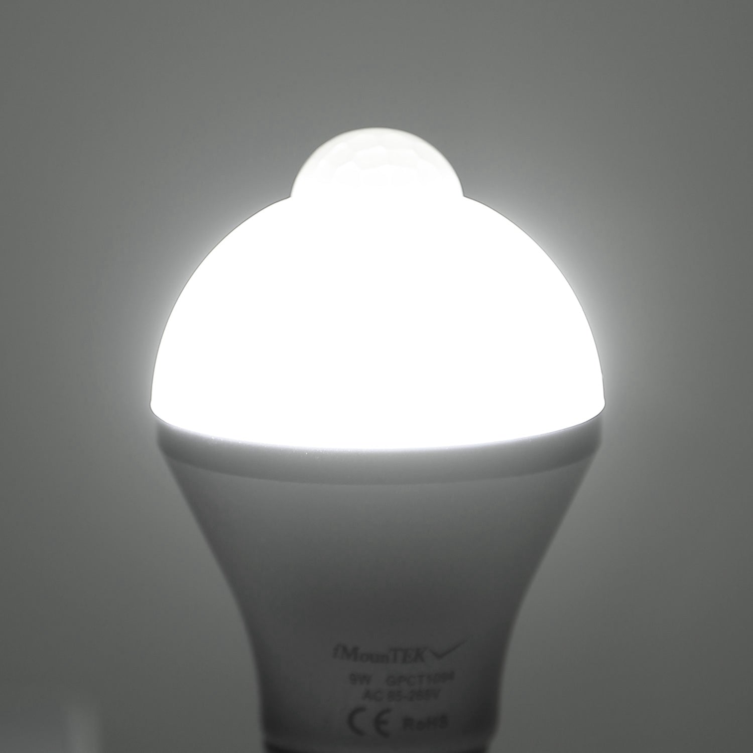 E27 Motion Sensor Light Bulb 9W/5W 1000LM 6500K Dusk to Dawn Automatic On/Off LED Light Bulb Indoor Outdoor Use