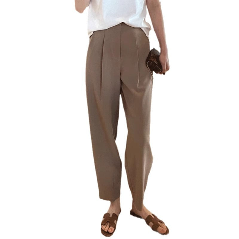 Women's Casual Cropped Harem Pants