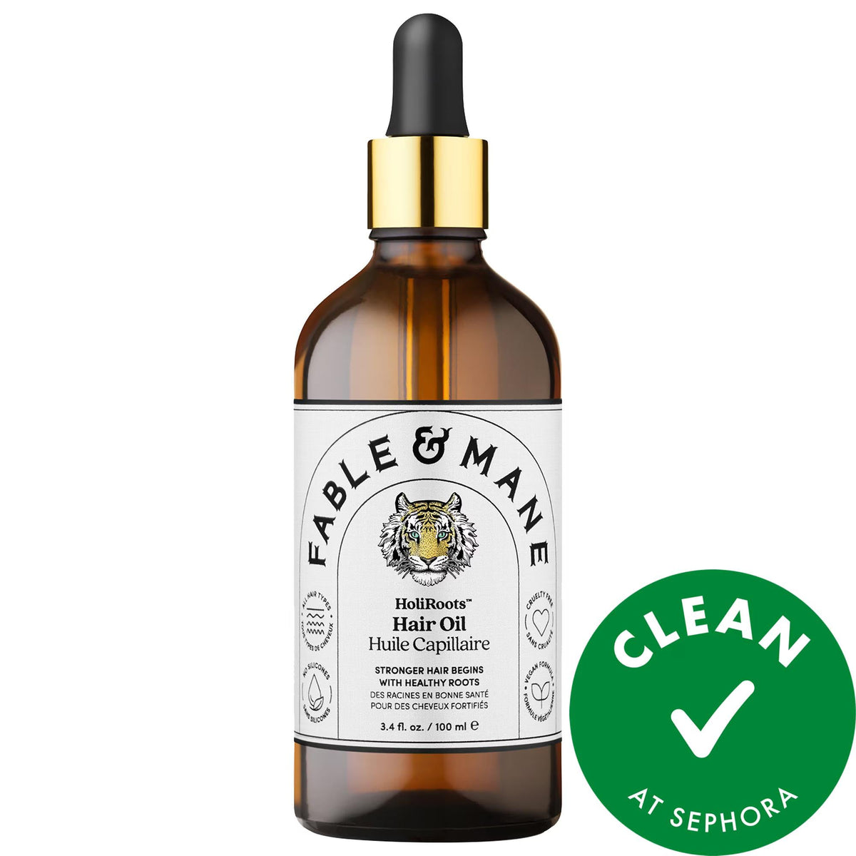 HoliRootsª Pre-Wash Hair Oil: Thinning Hair Treatment for Hair Growth | Vegan, Cruelty-Free Ayurvedic Scalp & Breakage Prevention