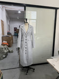 New Elegant Solid-color Lapel-tied Coat