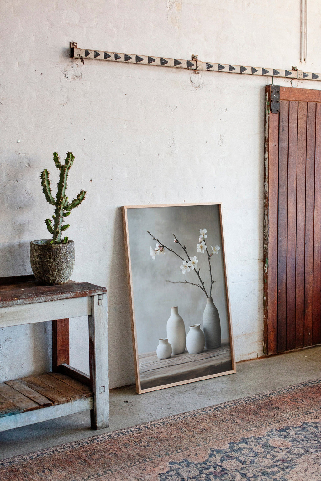 Minimalist Japanese Still Life Print – Zen Aesthetic Home Art