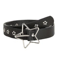 New Arrival Pentagram Rivet PU Belt For Women Fashionable And Versatile