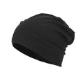 All-season, Versatile Solid-color Slouchy Beanie With A Knitted Wrap-around Design
