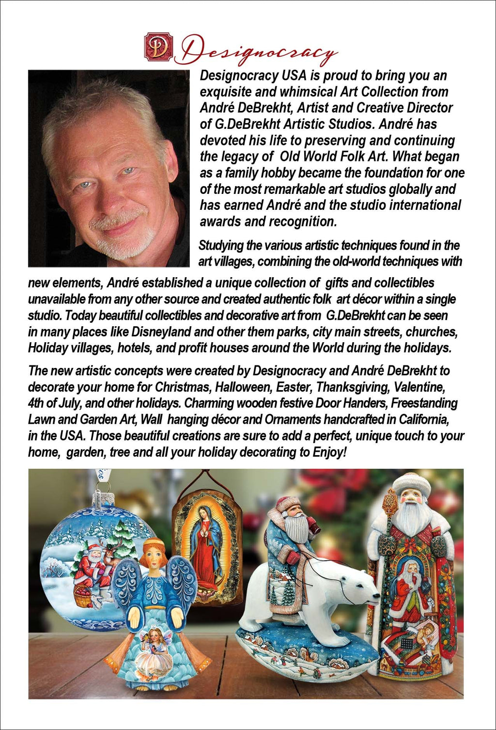 Santas Lookout Christmas Figurine by G. DeBrekht - 532323