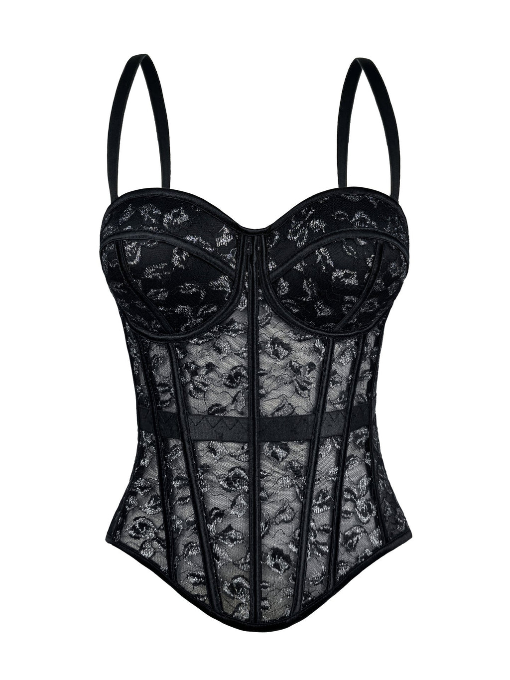 Cross-Border European And American Style Lace Bra With Camisole For Women, High-End Outerwear Shapewear With Push-Up Fishbone Bra