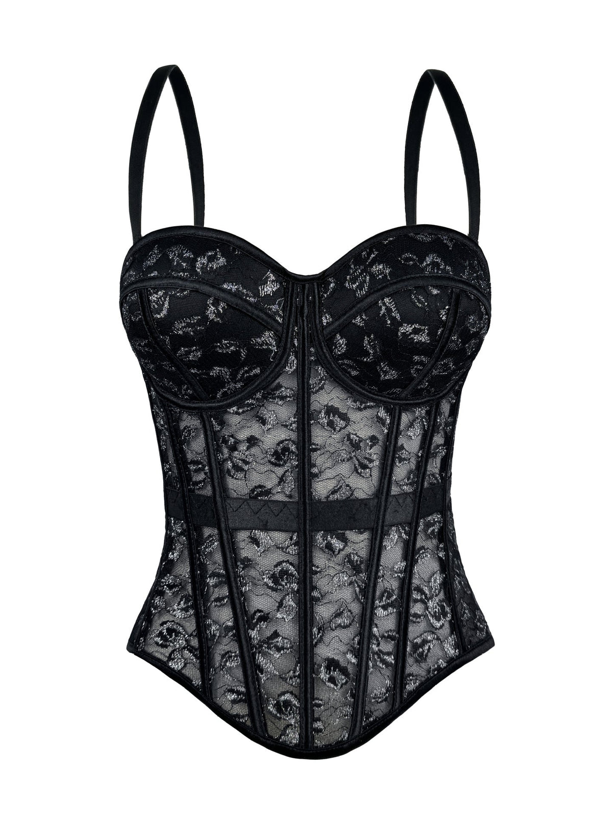 Cross-Border European And American Style Lace Bra With Camisole For Women, High-End Outerwear Shapewear With Push-Up Fishbone Bra