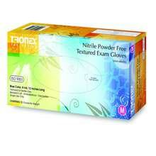 Tronex Nitrile Exam Gloves – Powder-Free, Textured, Medium