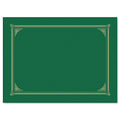 Geographics Certificate/Document Cover, 12.5 x 9.75, Green, 6/Pack