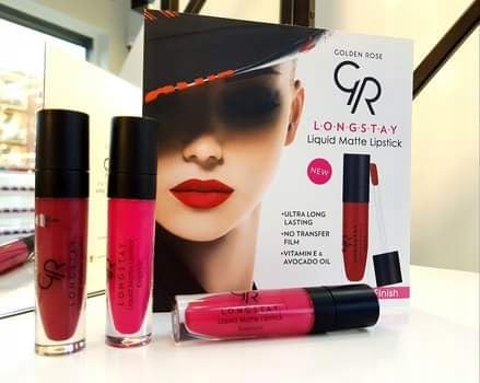 Golden Rose Matte Liquid Lipstick No:08 - Long-Lasting, Non-Drying Lip Color
