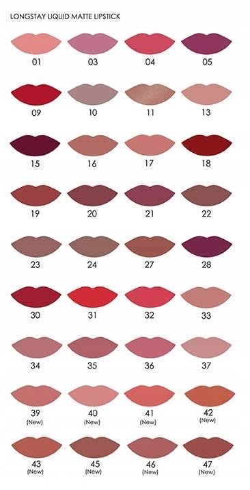 Golden Rose Matte Liquid Lipstick No:07 - Long Lasting Comfortable Lip Color