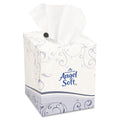 Georgia Pacific Premium Facial Tissue, 2-Ply, White, Cube Box, 96 Sheets/Box