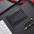 Sleek Ultra-thin Leather Card Holder