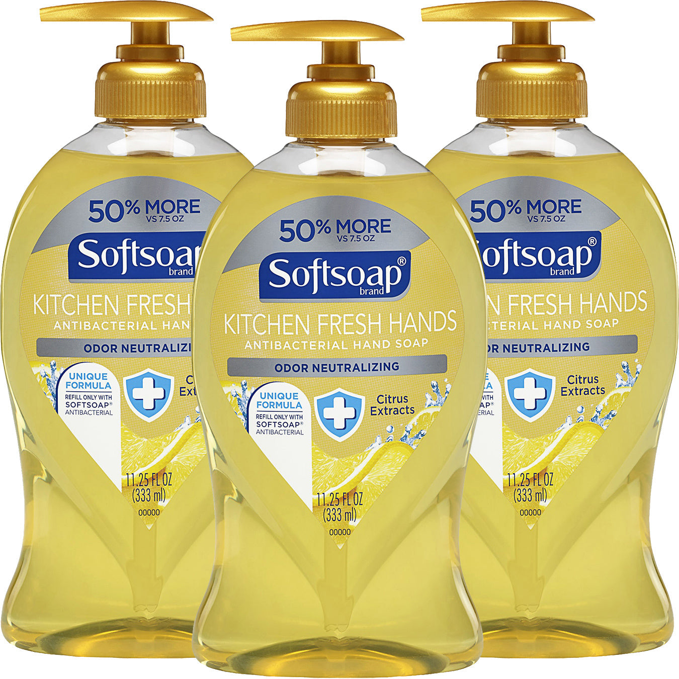 Softsoap Antibacterial Hand Soap Pump, Kitchen Fresh Hands – 11.25 Fl Oz