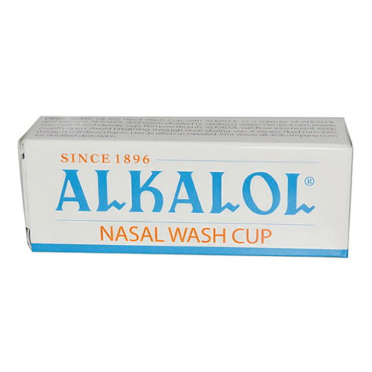 Alkalol Nasal Wash Cup, Original Glass Mucus Solvent Applicator (1 Count)