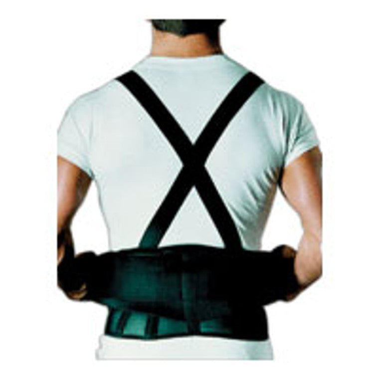 Sport Aid Back Belt With Suspenders, Black Medium Large