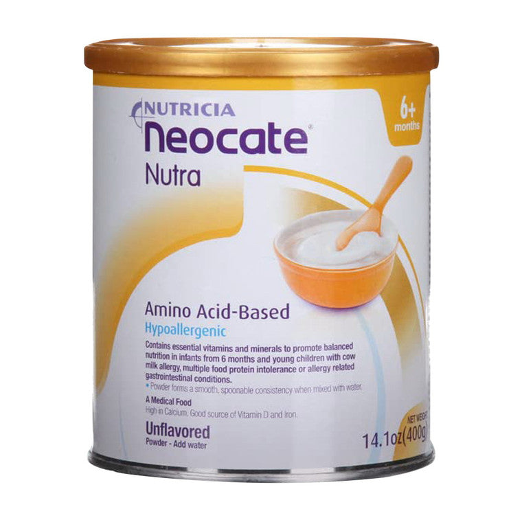 Neocate Nutrica Nutra Amino Acid Based Powder, Unflavored - 14 Oz