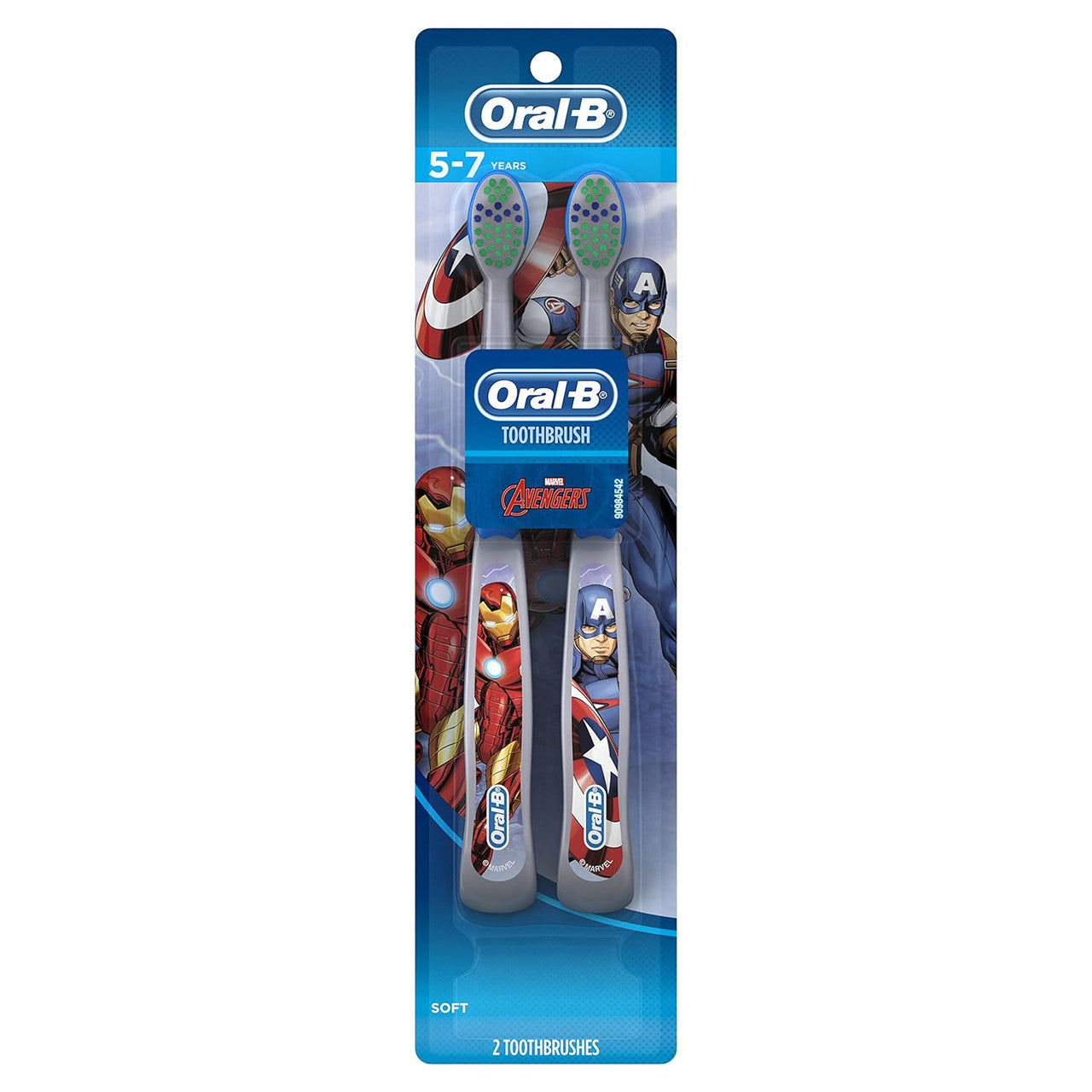 Oral B Toothbrushes, Extra Soft, Marvel Spider-Man, 3+ Yrs