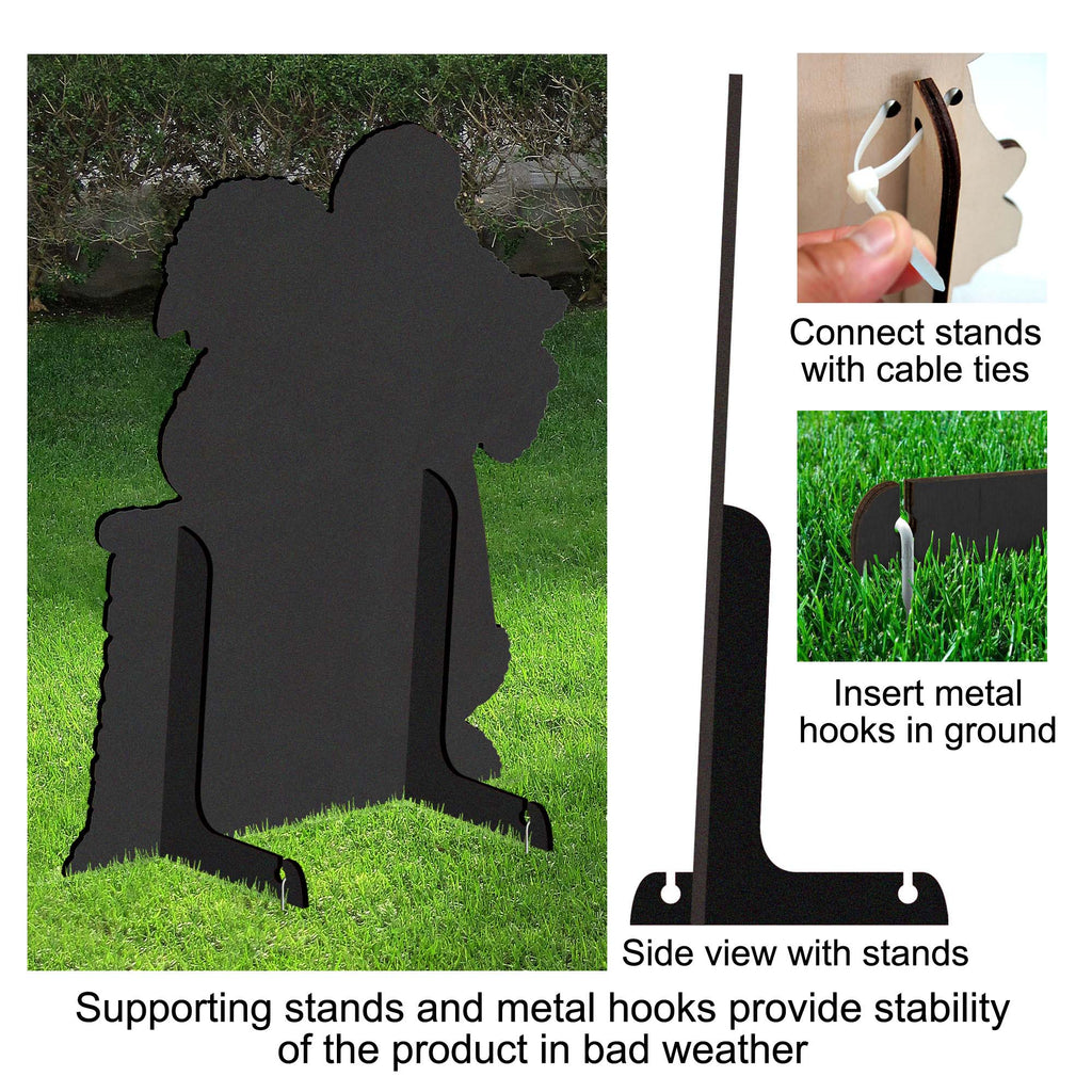 Nutcracker-Themed Christmas Tree Outdoor Indoor Decor Wooden Christmas Decoration by G. Debrekht Christmas Decor - 8191501F