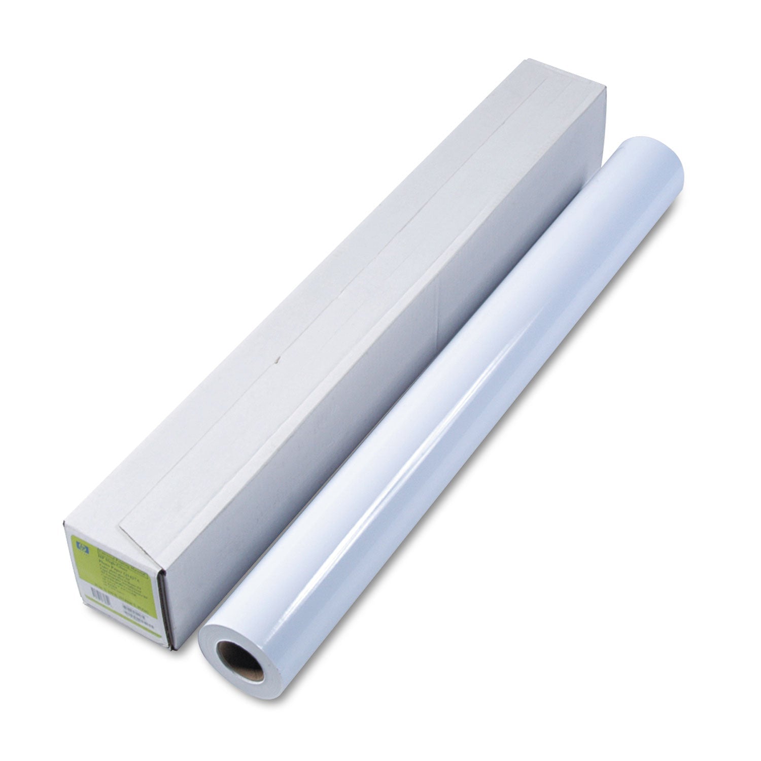 HP DesignJet Inkjet Large Format Paper, 7 mil, 36" x 100 ft, High-Gloss White