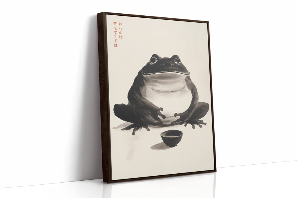 Zen Frog – A Moment of Tea