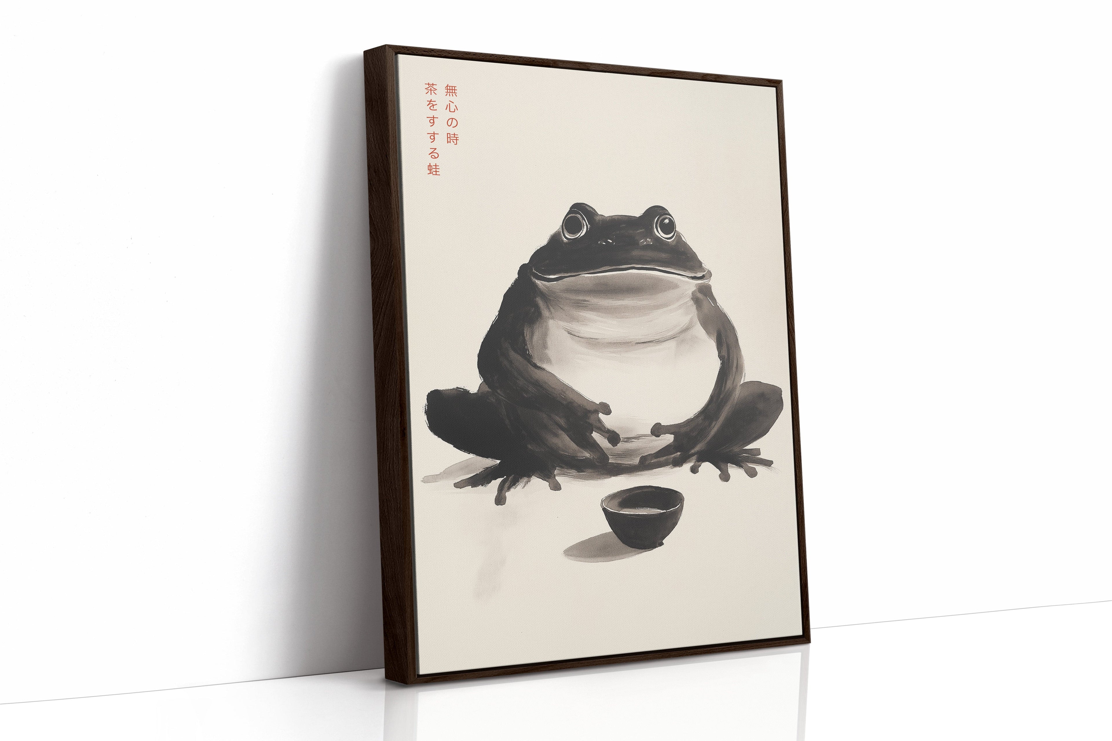 Zen Frog – A Moment of Tea