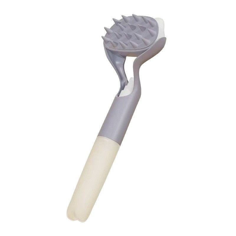 3 in 1 Pet Grooming Tool A Cleaning Brush With A Push button Design