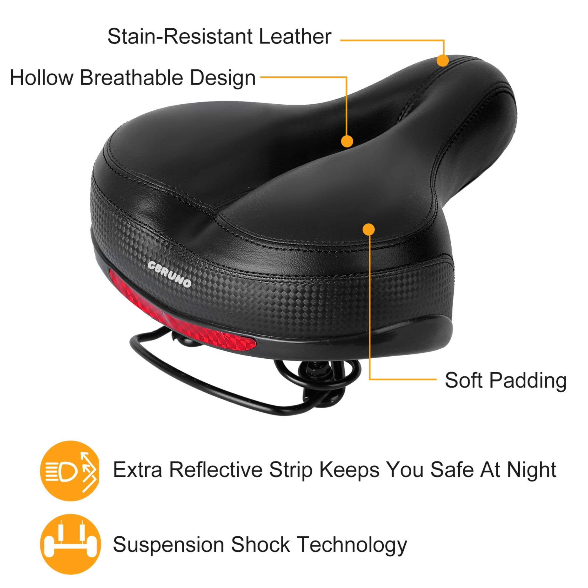 GBruno Bike Seat Water-Resistant