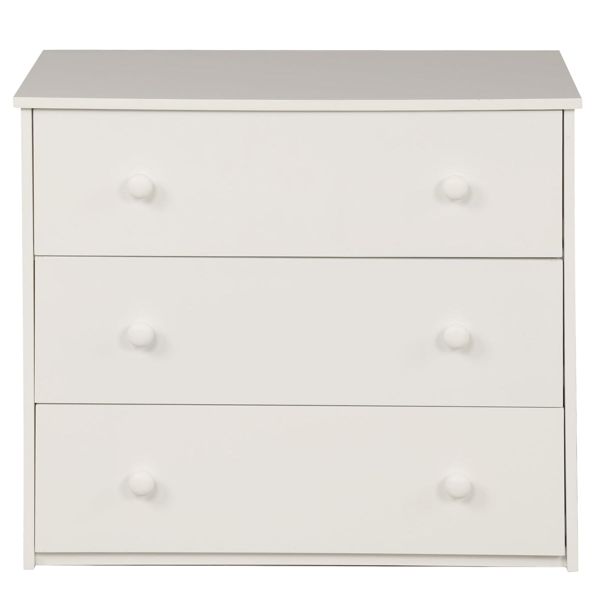 Low Study Twin Loft Bed with Cabinet and Rolling Portable Desk - White (OLD SKU :LP000113AAK)