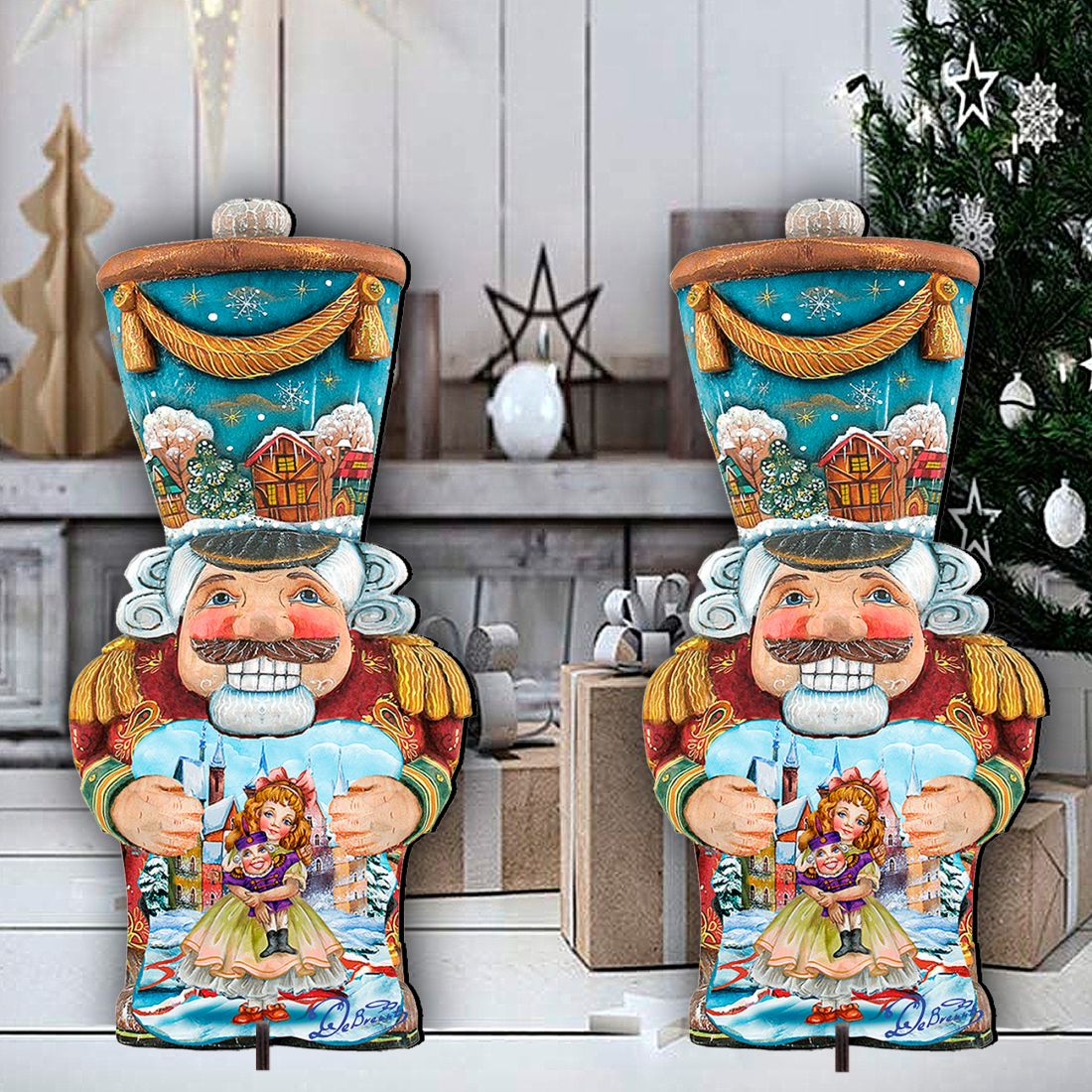 Old World Nutcracker Holiday Outdoor Decor by G. DeBrekht - Christmas Decor - 8116430F