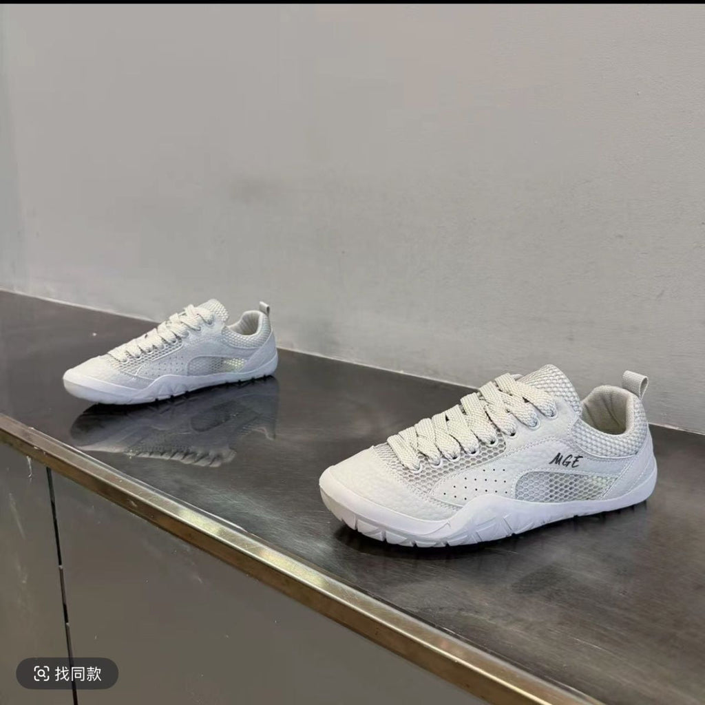 Designer Style 2026 Summer & Autumn Big Eye Mesh Workwear Outdoor Breathable Cortez Shoes, Korean Runway Fashion Sneakers For Men