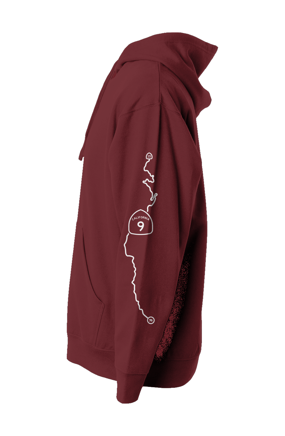 Crown Moto Hwy 9 "Go Ride." Hoodie