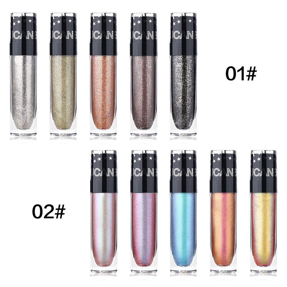 UCANBE New 8 color butterfly pattern diamond flash repair disc chameleon polarized face brightening three dimensional highlight set