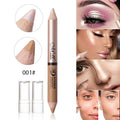 Meinuo New One-Stroke Dual-Use Double-Headed Shading Pen High-Gloss Pen Wood Can Be Sharpened