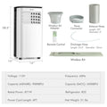 9000 BTU 3 in 1 Portable Air Conditioner with Fan and Dehumidifier-White