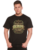 Sanforized Denim Men's Bamboo Viscose/Organic Cotton Short Sleeve Graphic T-Shirt