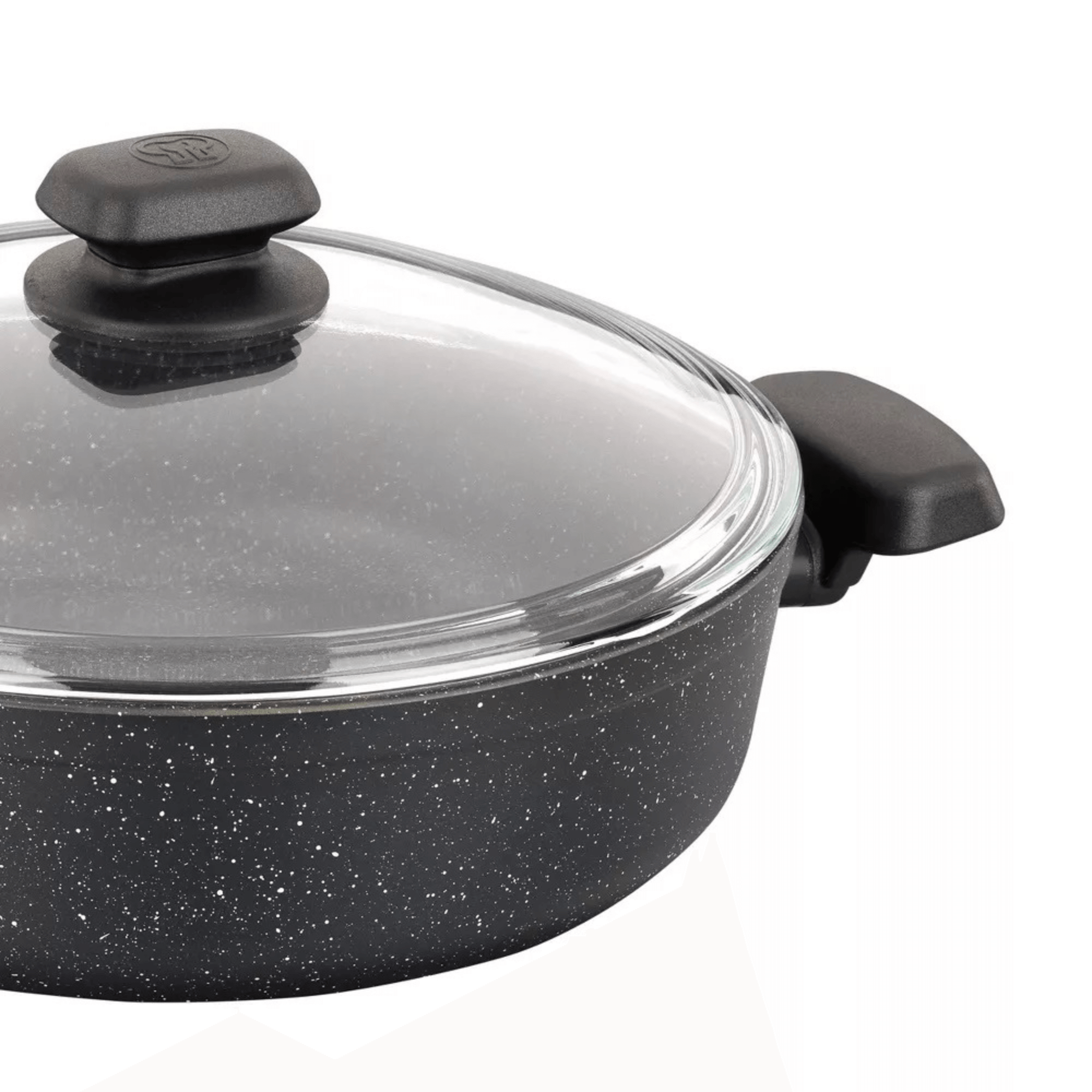 Korkmaz Ornella Aluminum 2.5L Non-Stick Low Casserole Dish with Lid
