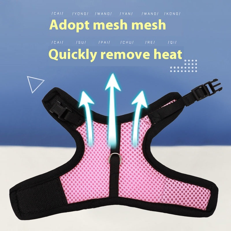 Guinea Pig Rabbit Rope Minipet Traction Vest Chest Back