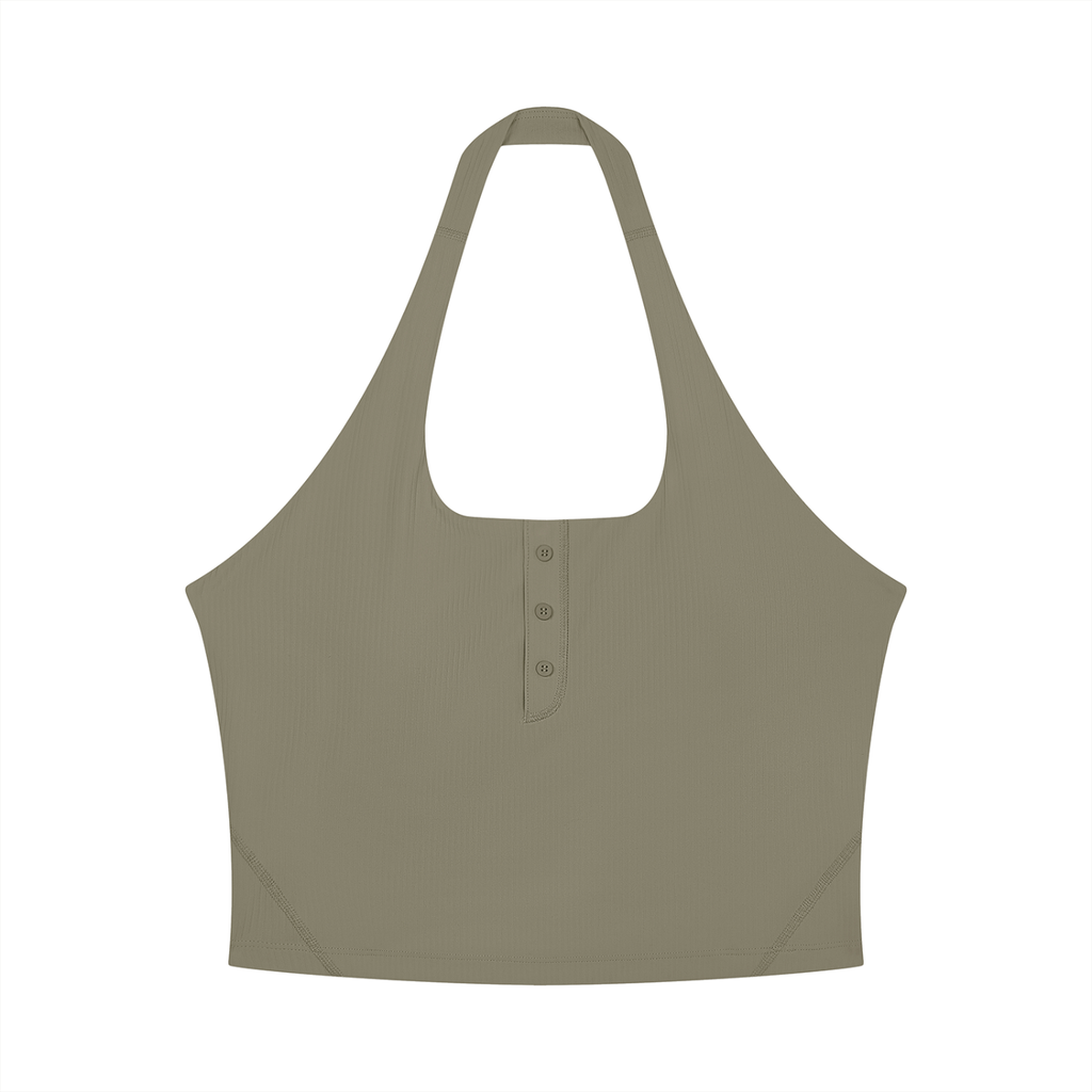 Loki & Ivy Women's Halter Yoga Tank Top