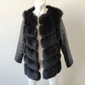 Faux Fur Coat Coat Slim Leather Jacket Women's Clothing
