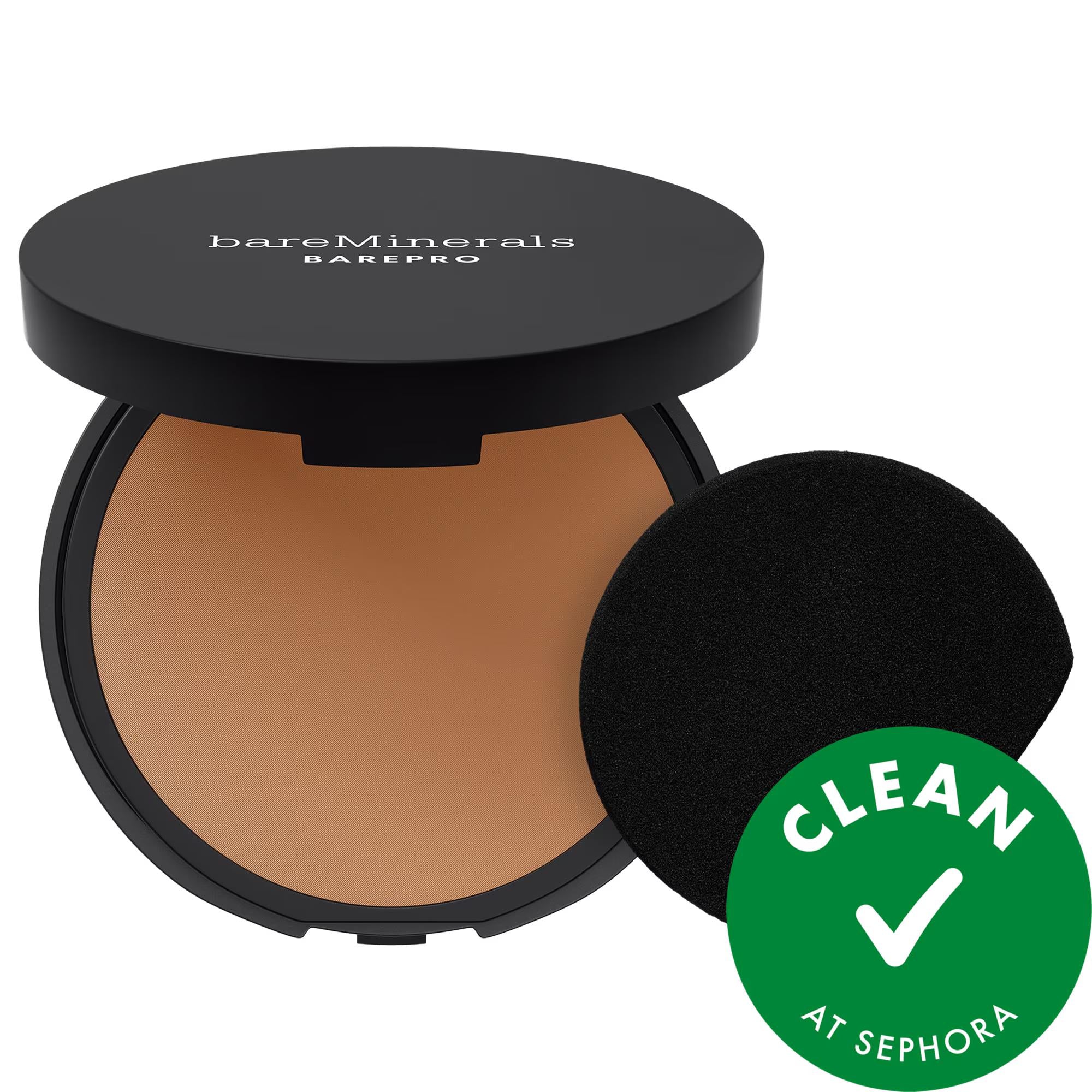 BAREPRO 24HR Skin Perfecting Talc-Free Matte Powder Foundation - Long-Lasting, Full Coverage, Natural Makeup for Sensitive Skin