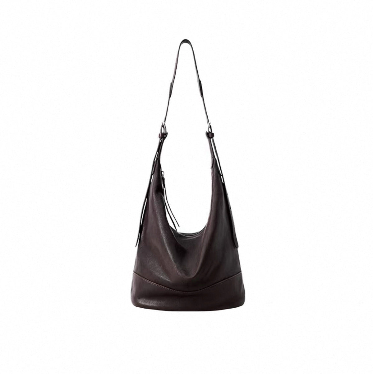 Sheepskin Double-handle Genuine Leather Large-capacity Commuter Bag