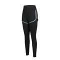European And American Style Plus-Size Faux Two-Piece Sports Pants Yoga Pants For Women High-Waisted Butt-Lifting Running Fitness Tight-Fitting Quick-Dry Long Pants